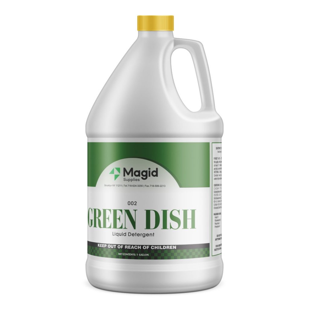 Green Dish Detergent 4/1 gal Magid Supplies