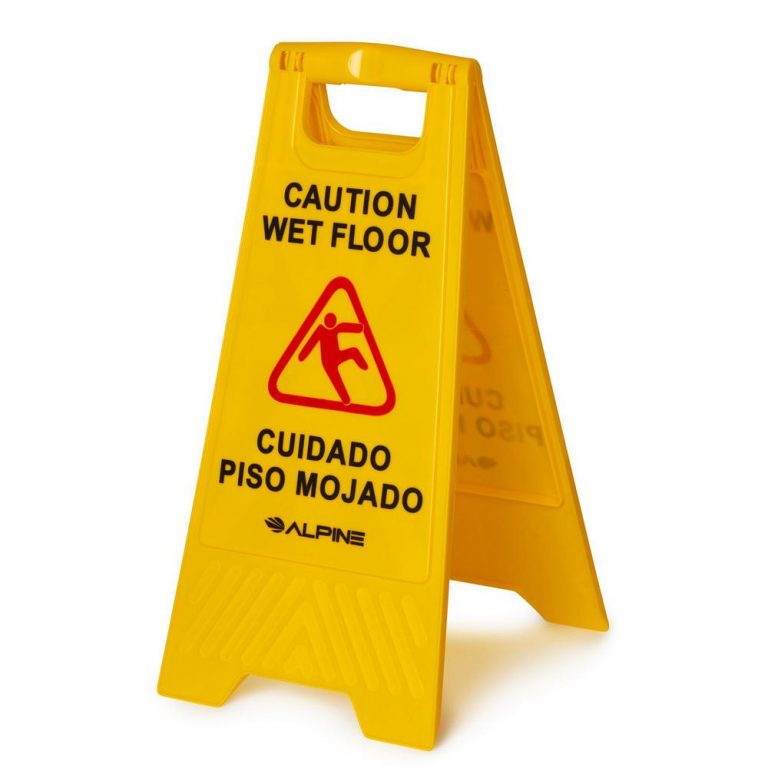 Standard Yellow Caution Wet Floor Sign - Magid Supplies
